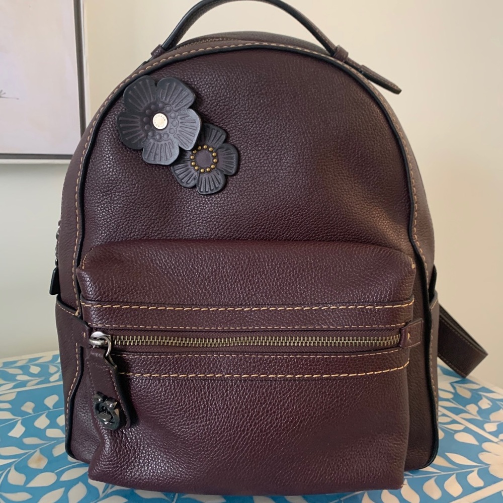Coach Brown Leather Backpack Medium